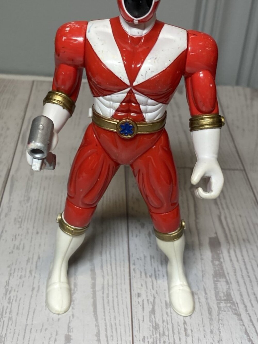 Power Rangers Light Speed Rescue Red Ranger Action figure Toy With 1999 Bandai - Picture 3 of 9